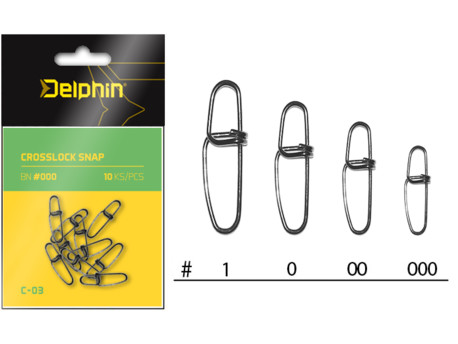 DELPHIN Crosslock Snap C-03/10ks