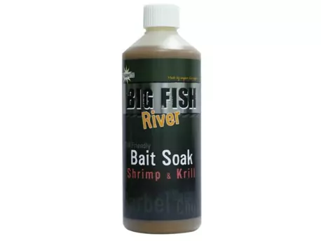 Dynamite Baits Big Fish River Bait Soak Shrimp&Krill 500 ml