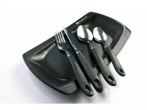 RidgeMonkey Jídelní sada SQ DLX Long Plate Set