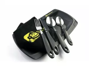 RidgeMonkey Jídelní sada SQ DLX Long Plate Set