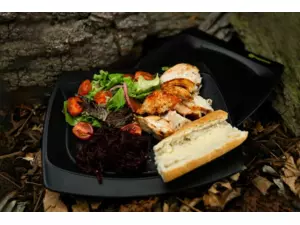 RidgeMonkey Jídelní sada SQ DLX Long Plate Set