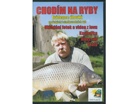 DVD Chodím na ryby-evidence úlovků VÝPRODEJ