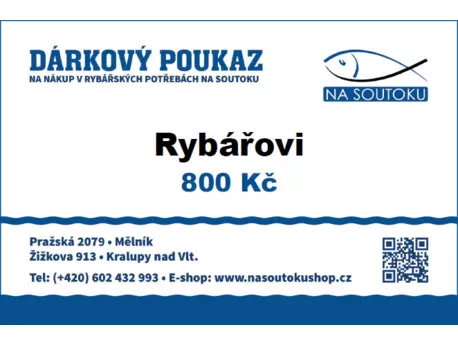 Dárkový poukaz 800