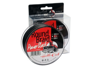Hell-Cat Splétaná šňůra Round Braid Power Black 0,50mm, 57,50kg, 200m