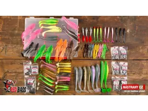 REDBASS Univerzální velká zvýhodněná sada okoun / candát / štika / pstruh "Čeburaška" STARA