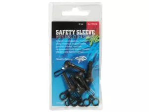 GIANTS FISHING Montáž Safety Sleeve with Ring, Clip a Swivel, 5ks