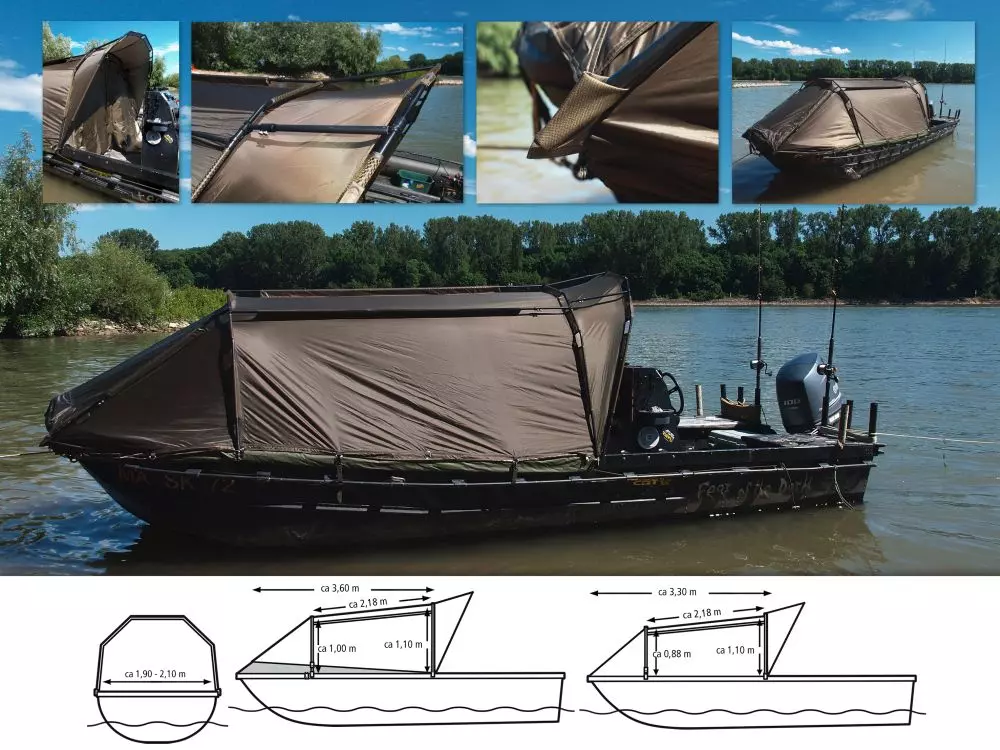 BLACK CAT Stan Special Boat Cave II 335cm 220cm 105cm