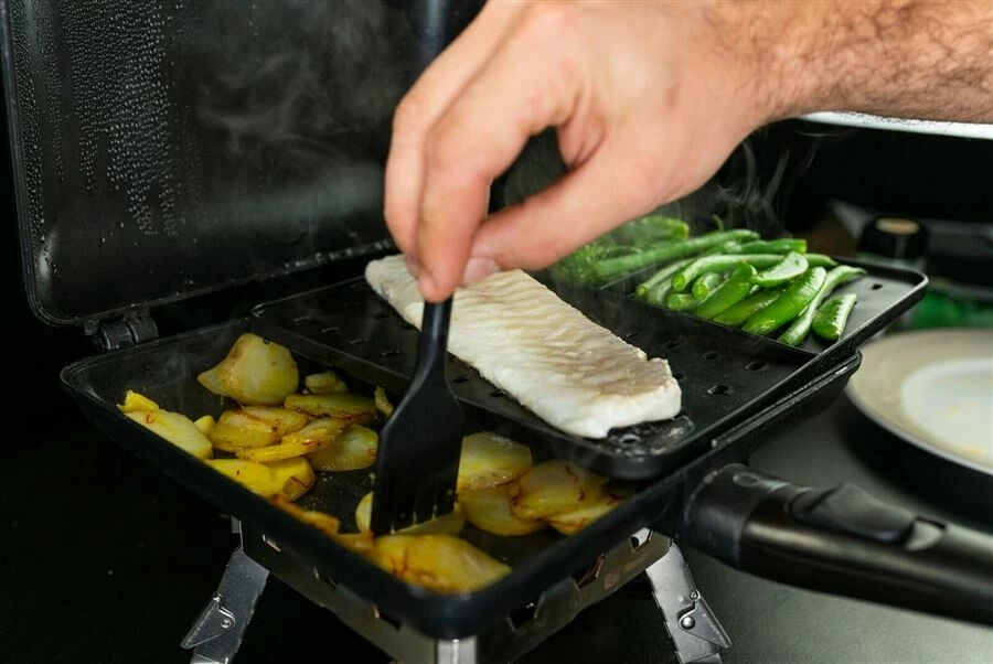 RidgeMonkey Pánev Connect Combi and Steamer Set VÝPRODEJ