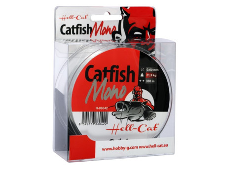 Vlasec Hell-Cat Catfish Mono Clear 0,60mm, 300m