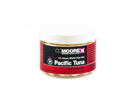 CC Moore Pacific Tuna - Plovoucí boilie bílé 13/14mm 35ks 
