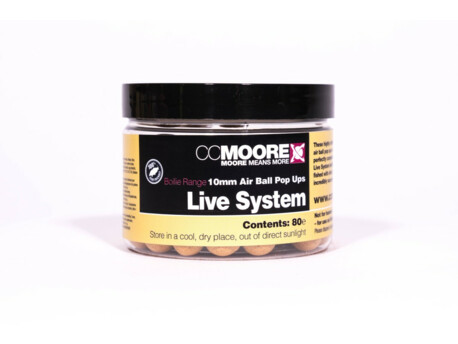 CC Moore Live system - Plovoucí boilie 10mm 80ks 