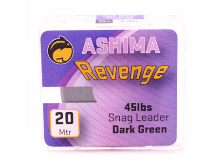 Extreme Tackle Ashima šňůrky, fluocarbon - Protioděrová Revenge 45lb zelená 20m 