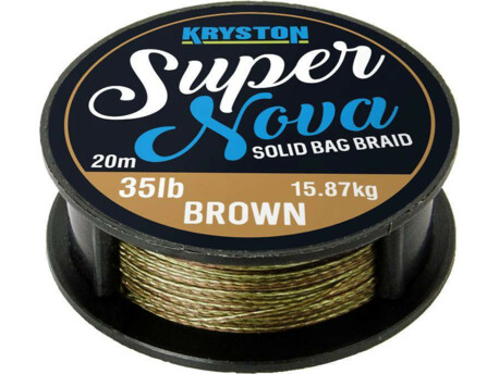 Kryston pletené šňůrky - Super Nova solid braid pískový 35lb 20m