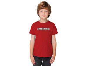 Mikbaits oblečení - Dětské tričko červené Spiceman (12-15let)