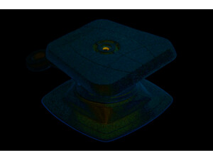 Fasten držáky sonaru - Plocha pro obrazovku 100x100mm pro nalepení na člun