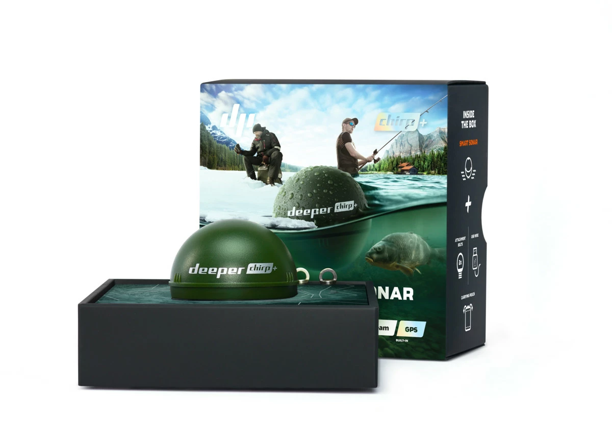 Deeper Chirp + Fishfinder nahazovací sonar
