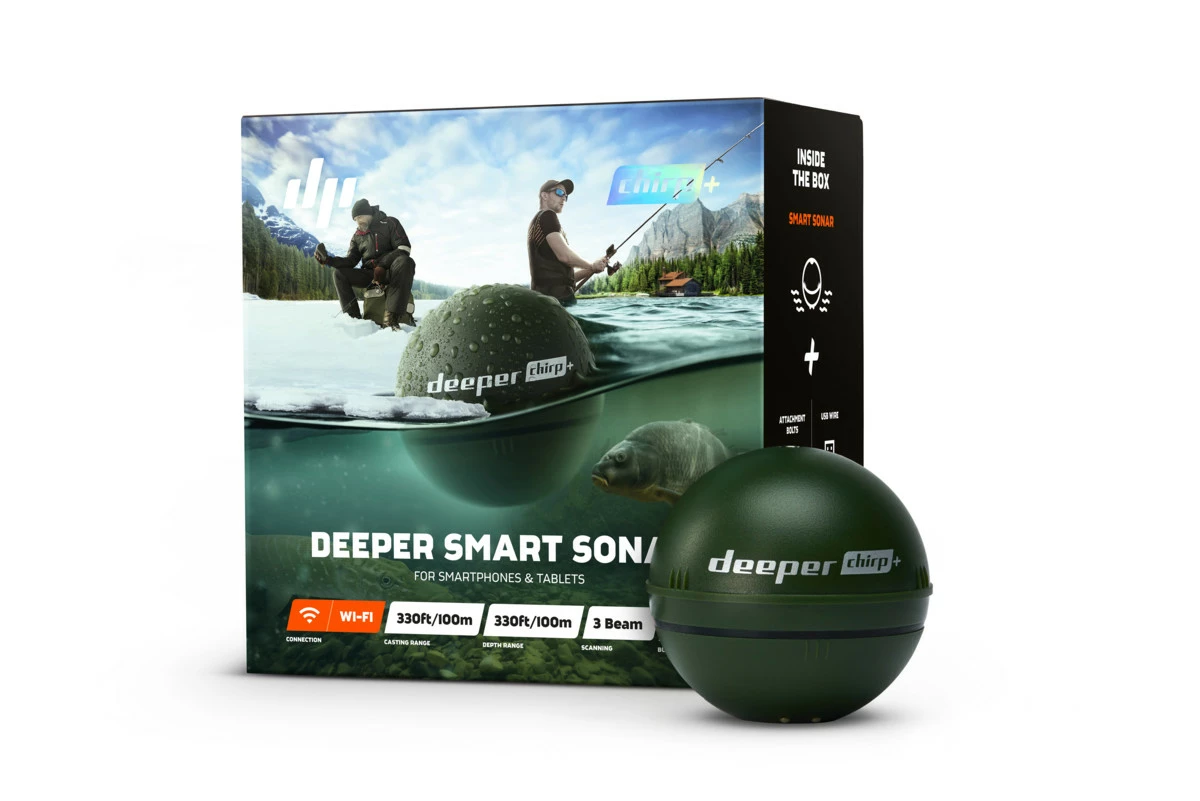 Deeper Chirp + Fishfinder nahazovací sonar
