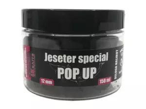 LK Baits Jeseter Special Pellets Pop UP Beluga Halibut 12mm 150ml VÝPRODEJ