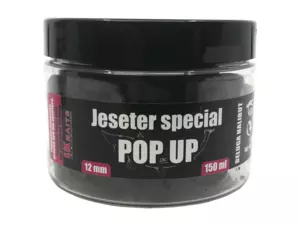 LK Baits Jeseter Special Pellets Pop UP Beluga Halibut 12mm 150ml VÝPRODEJ