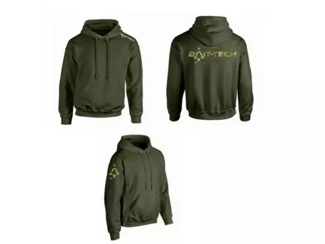 Mikina Bait-Tech Cap Hoodie Green Camo