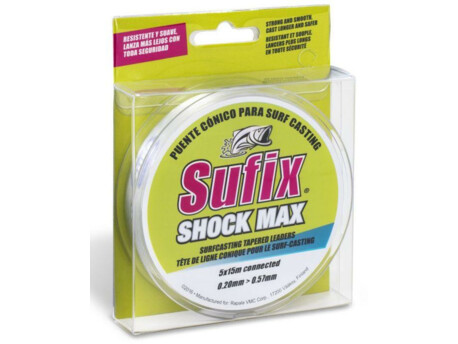 Sufix Shock Max 5x15 m čirý