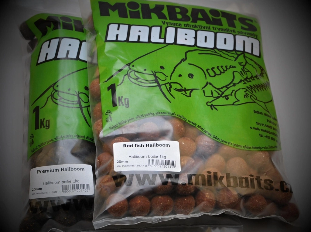 MIKBAITS Haliboom boilie -25% VÝPRODEJ!!