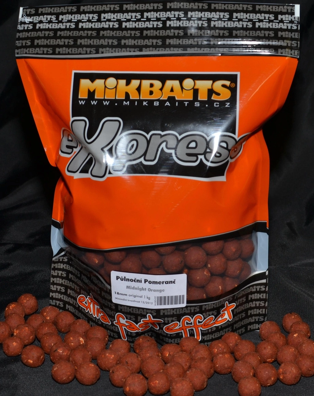 MIKBAITS eXpress original trvanlivé boilie 2,5kg